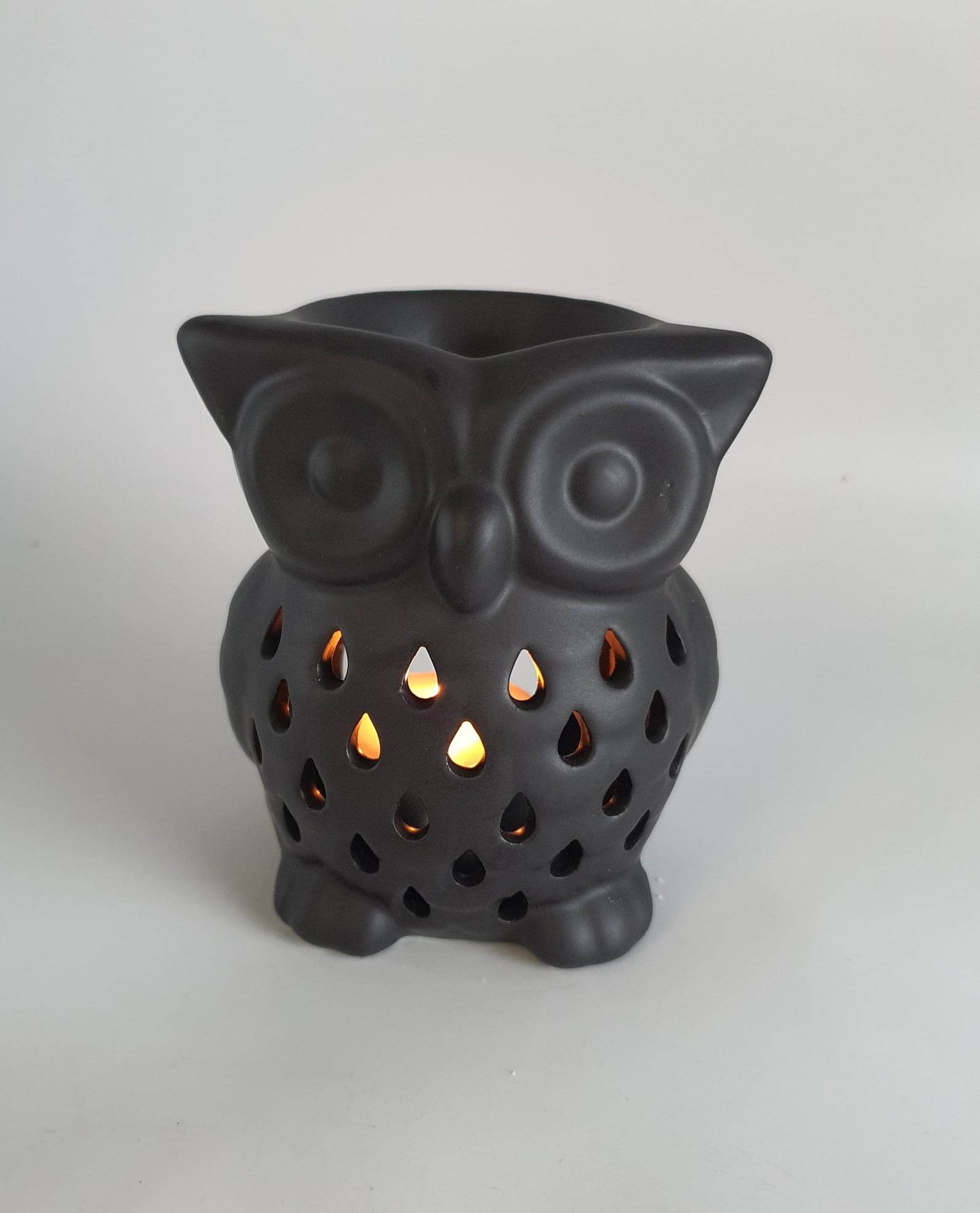 Brûle parfum hibou noir