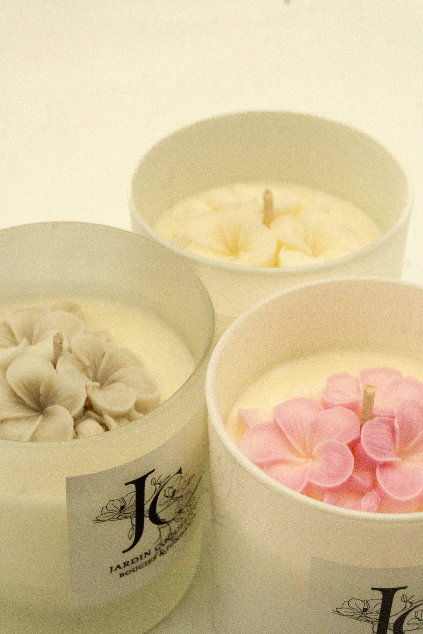 Pot en verre - Fleur de cerisier