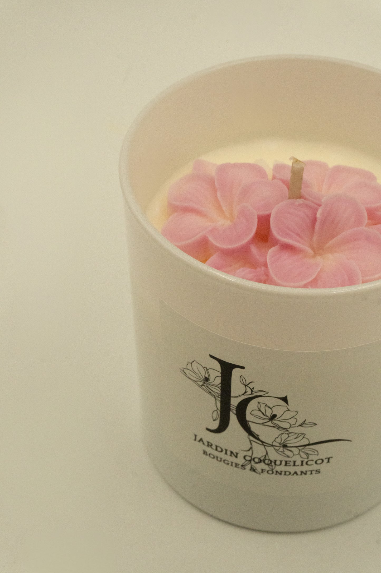 Pot en verre - Fleur de cerisier