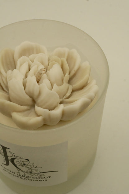 Pot en verre - Pivoine