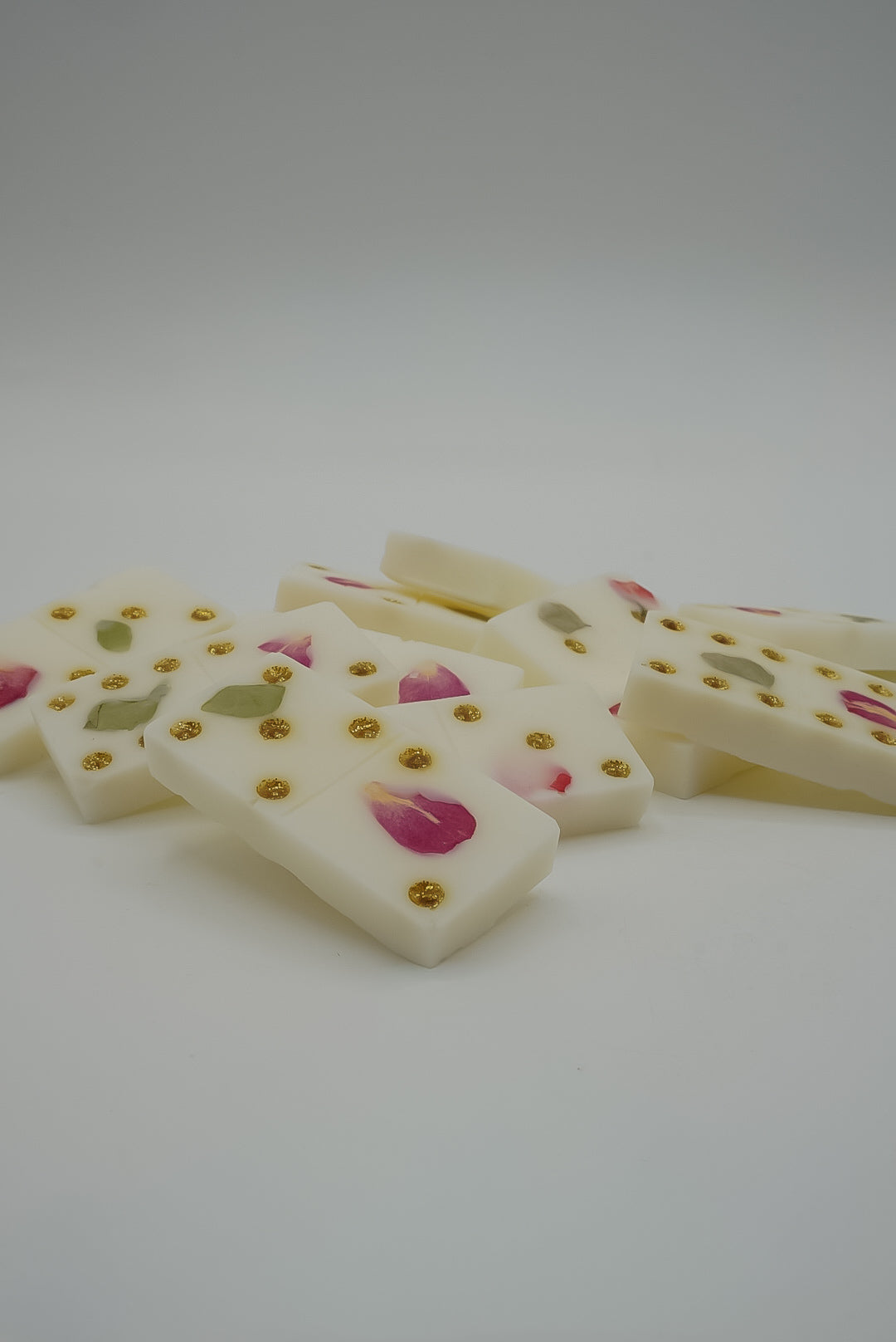 Domino parfumé artisanal – Pétales rose