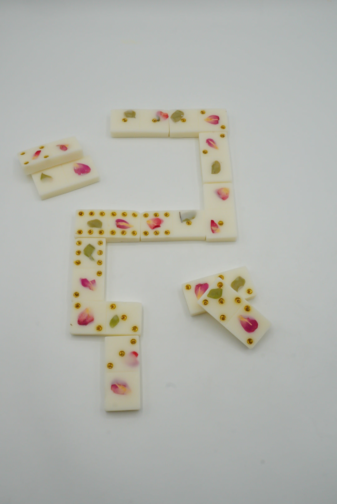 Domino parfumé artisanal – Pétales rose