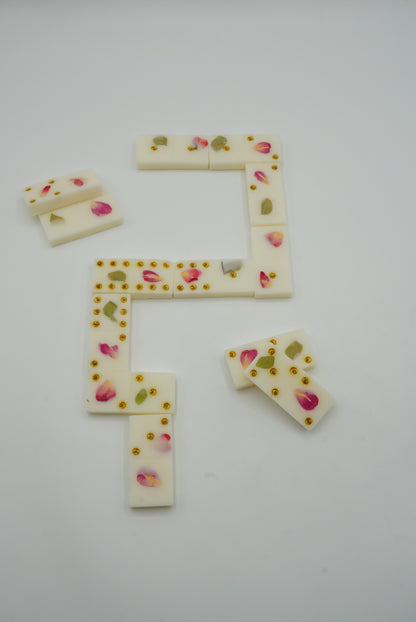 Domino parfumé artisanal – Pétales rose
