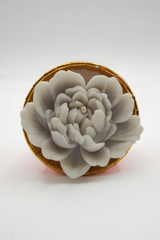 La pivoine - Cupcake grise