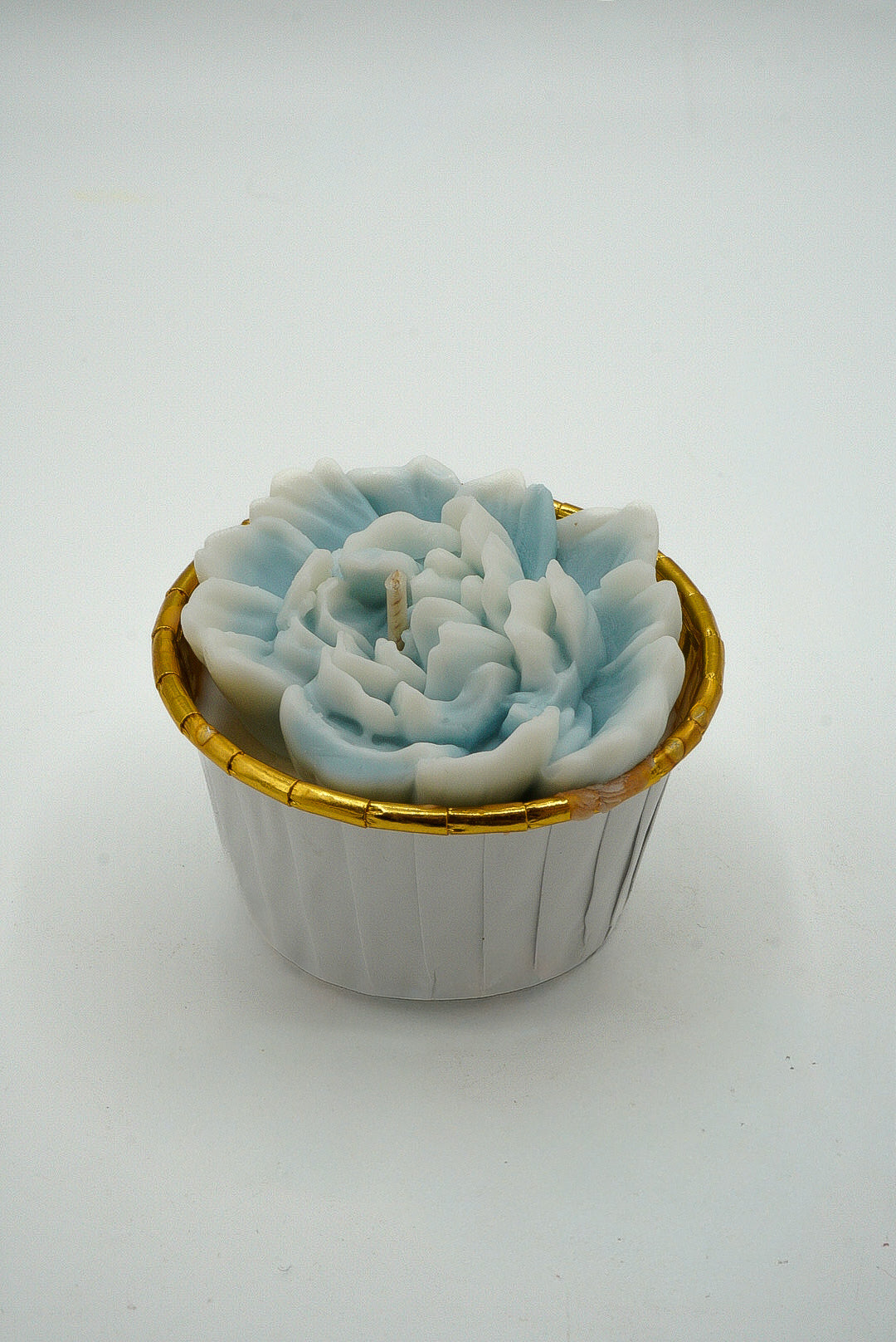 La pivoine - Cupcake bleu