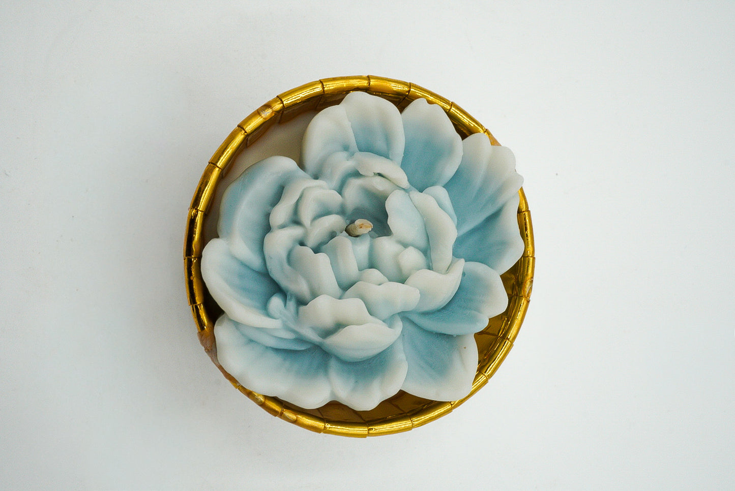 La pivoine - Cupcake bleu