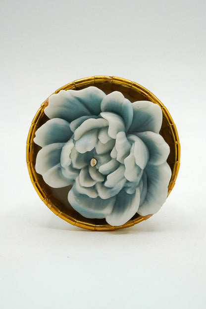 La pivoine - Cupcake bleu