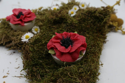 Bougie Coquelicot